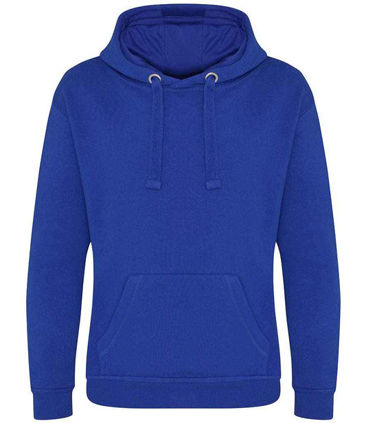 Blue hoodie on a white background