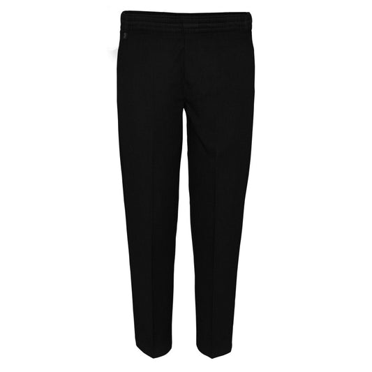 Black pants on a white background