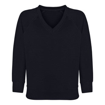 Black sweatshirt on a white background