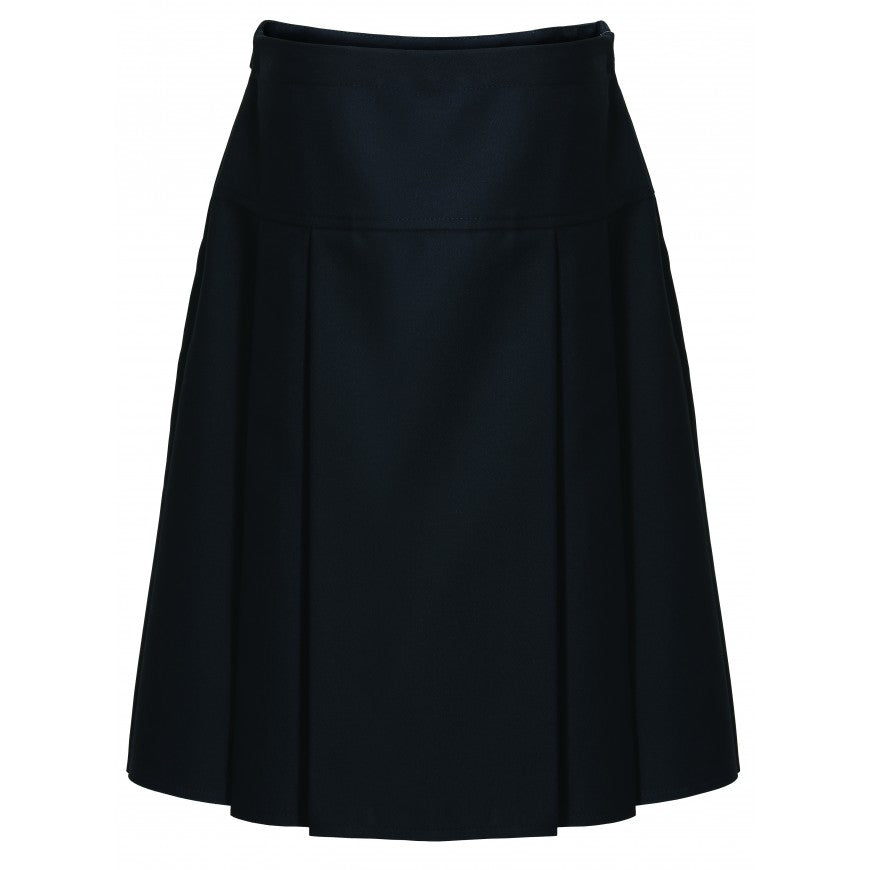 Drop Waist Pleated Skirt