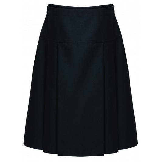 Drop Waist Pleated Skirt